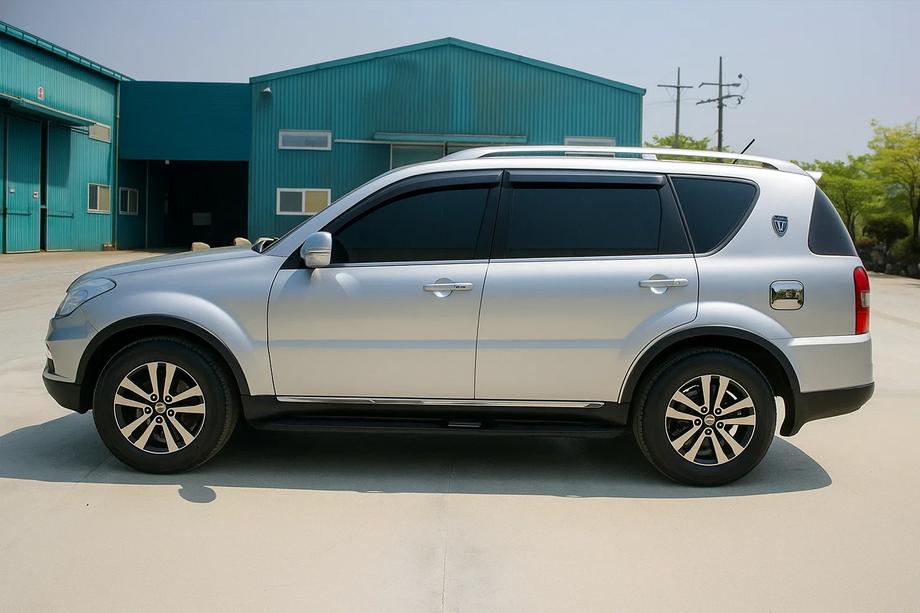 SsangYong Rexton I 2001-2017 Molduras Exteriores de Ventanas Acero Inoxidable (4 uds) Foto 3