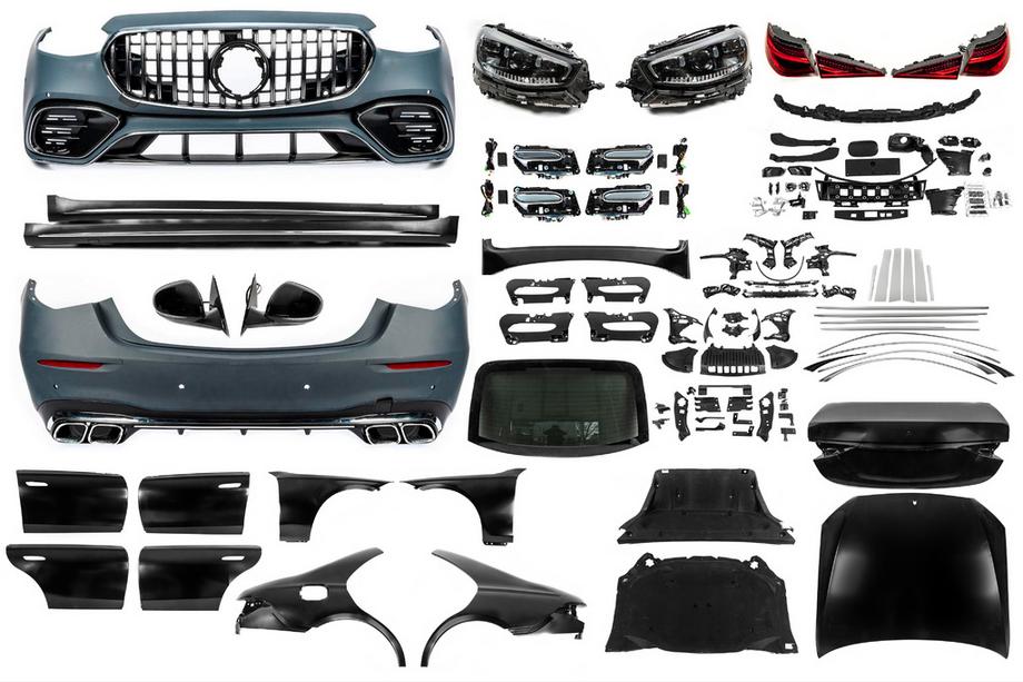 Mercedes S-class W221 2005-2013 Kit de restyling a W223 AMG S63 (con manijas de puertas e insertos) Foto 1