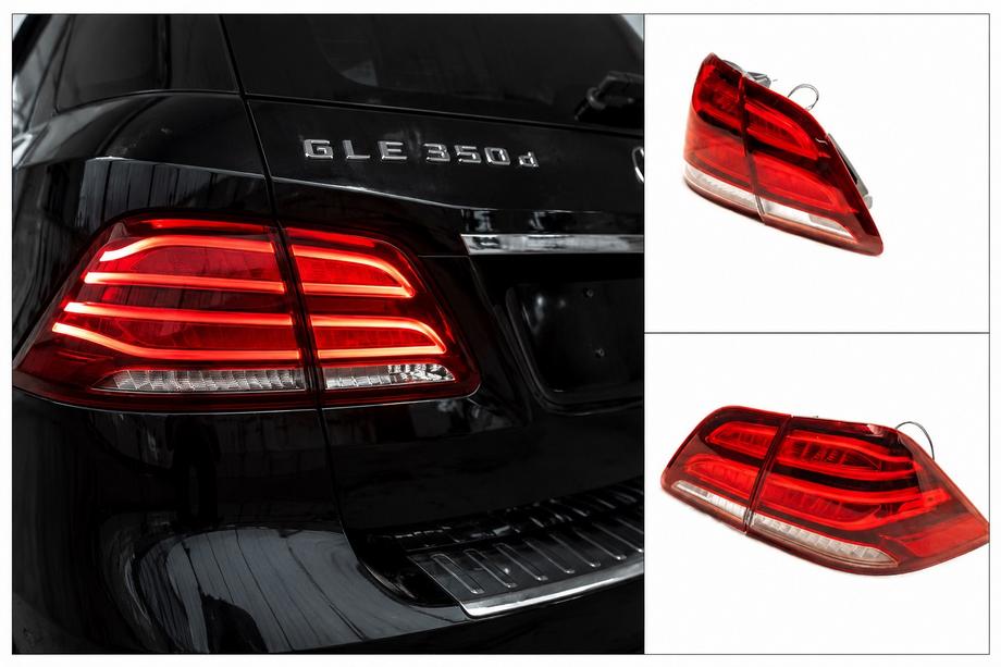 Mercedes GLE/ML class W166 2011-2018 Pilotos traseros Europa (2 uds.) Image