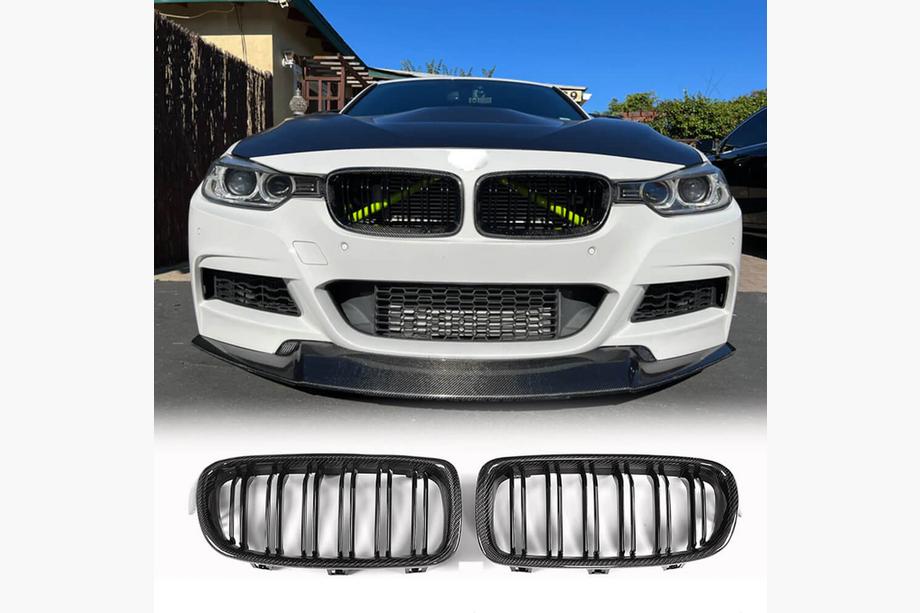 BMW 3 Series F30/F31 2012-2019 Riñoneras M-Look V1 (Carbono) Foto 1