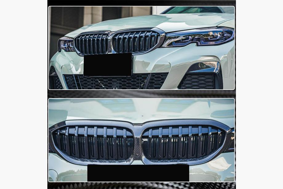 BMW 3 Series G20/G21 2018- Marco de parrilla (2018-2022, Carbono) Foto 5