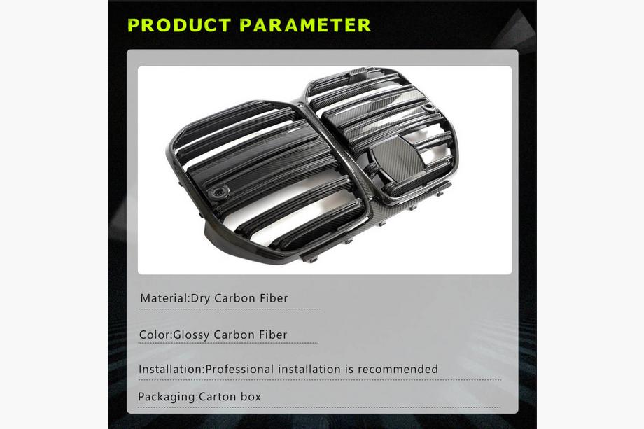 BMW 4 Series G22/23/26 2020- Riñoneras V5 (para G82/G83, Carbono) Foto 5