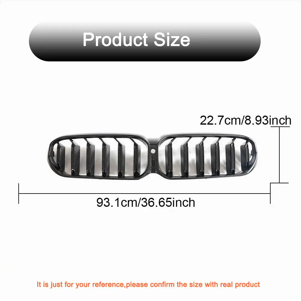 BMW Serie 5 G30/G31 2017–2023 Riñoneras M-Look V1 (2021-2023, Carbono Seco) foto 5