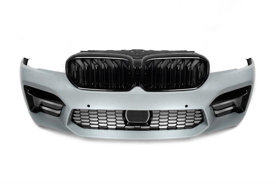 BMW Serie 5 G30/G31 2017–2023 Parachoques delantero completo estilo M5 F90 (para 2021+) Foto 3