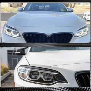 Pestañas para faros (Carbono) BMW 2 Series F22/F23 2014-2021 foto 4