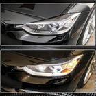 BMW 3 Series F30/F31 2012-2019 Pestañas de Faros V2 (para F30, Carbono) foto 10