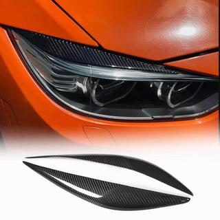 Pestañas de Faros V2 (para F30, Carbono) BMW 3 Series F30/F31 2012-2019 foto 2