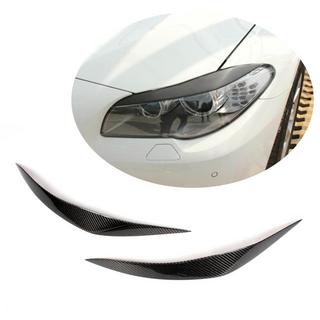 Pestañas para faros (2010-2013, Carbono) BMW 5 Series F10/F11 2010–2016 foto 1