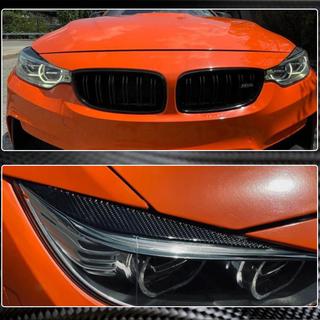 Pestañas de faros V1 (para F80, Carbono) foto 3