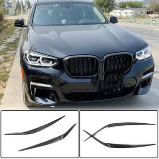Pestañas para faros (2018-2021, Carbono) BMW X3 G01 2018- foto 1