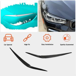 Pestañas para faros (2018-2021, Carbono) BMW X3 G01 2018- foto 2