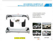 Toyota Land Cruiser Prado 150 2009-2023 Protecciones de parachoques delantero y trasero Luxury (2013-2017) foto 28