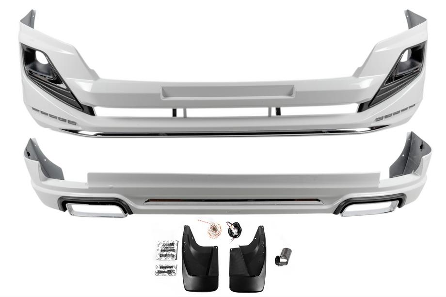 Toyota Land Cruiser Prado 150 2009-2023 Protecciones de parachoques delantero y trasero Luxury (2013-2017) Foto 2