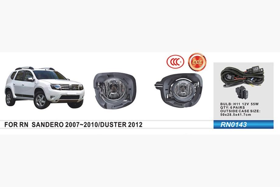 Renault Duster 2008–2017 Faros antiniebla 2012-2015 (2 uds, halógenos) Image