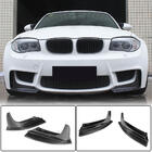 BMW 1 Series E81/E82/E87/E88 2004-2011 Extensiones Flap para Parachoques Delantero (para 1M E82, Carbono) foto 1