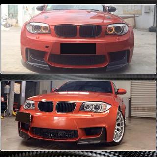 Extensiones Flap para Parachoques Delantero (para 1M E82, Carbono) BMW 1 Series E81/E82/E87/E88 2004-2011 foto 3
