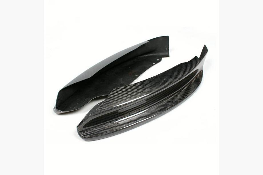 BMW 1 Series E81/E82/E87/E88 2004-2011 Extensiones Flap para Parachoques Delantero (para E82/E88 M-Sport, Carbono) Foto 5