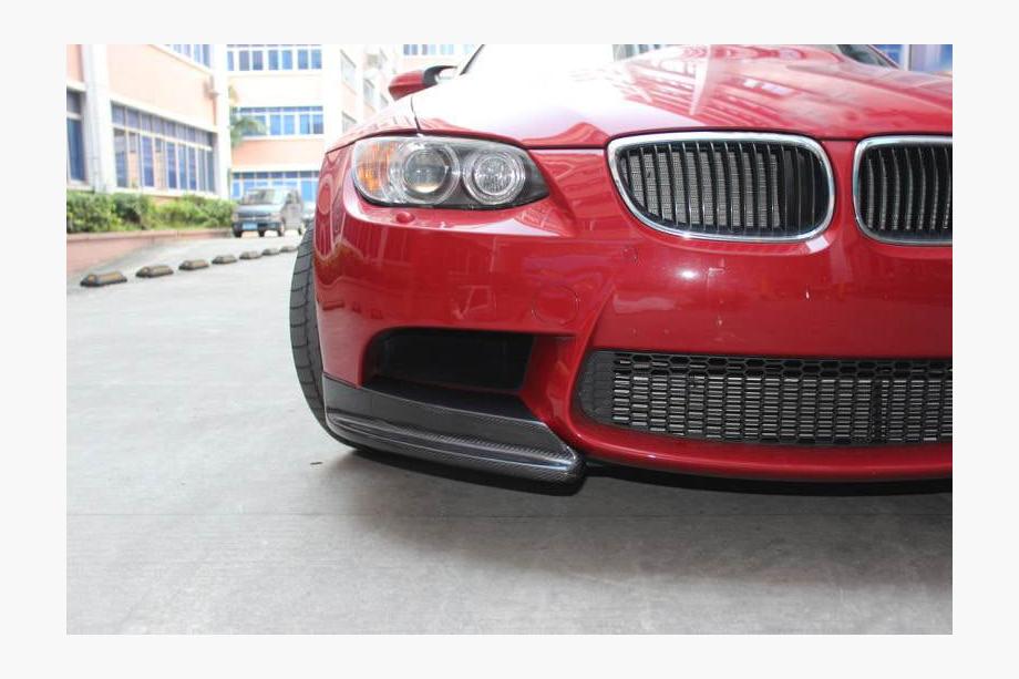 BMW 3 Series E90/E91 2005-2011 Extensiones Flap para Parachoques Delantero (para E90 2008-2011 Base, Carbono) Foto 4