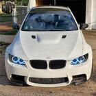 BMW 3 Series E92/E93 2006–2013 Extensiones Flap de Parachoques Delantero Carbono (para M3, Carbono) foto 2