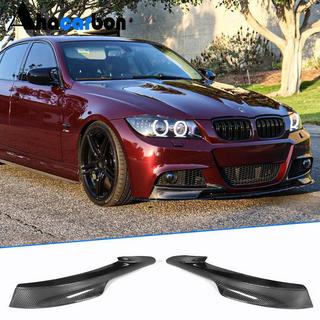 Flaps para parachoques delantero (para E90 2008-2011 M-Sport, Carbono) foto 1