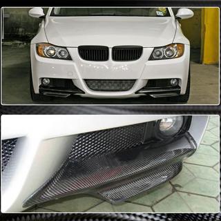 Flaps para parachoques delantero (para E90 2005-2008 M-Sport, Carbono) foto 4
