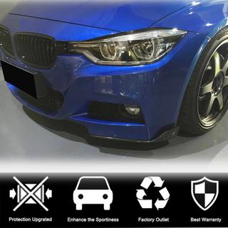 Extensiones Flap para Parachoques Delantero (para F30 M-Sport, Carbono) BMW 3 Series F30/F31 2012-2019 foto 3