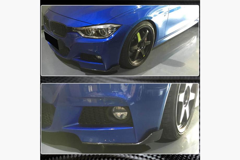 BMW 3 Series F30/F31 2012-2019 Labio delantero Flap FRP V2 (para M-Sport) Foto 6
