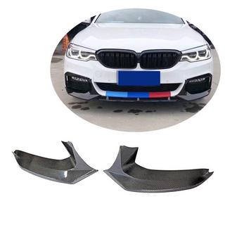 Flaps de parachoques delantero V1 para M-Sport 2017-2020 Carbono BMW Serie 5 G30/G31 2017–2023 foto 1