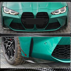 BMW 3 Series G20/G21 2018- Extensiones Flap para Parachoques Delantero (para G80, Carbono) foto 2