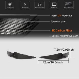Extensiones Flap para Parachoques Delantero (para G80, Carbono) BMW 3 Series G20/G21 2018- foto 4
