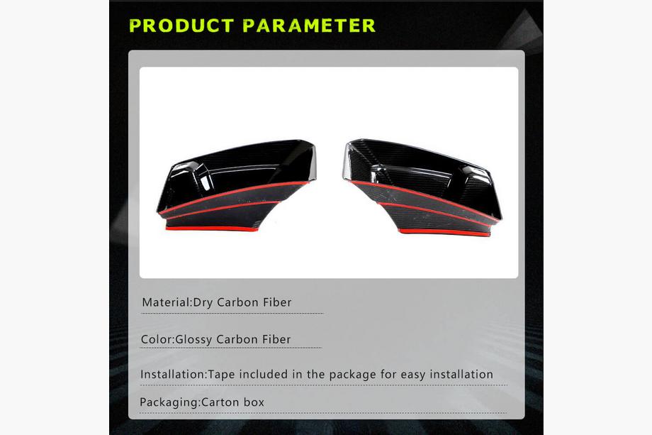 BMW 2 Series G42 2021- Cubiertas de tomas de aire del parachoques delantero (para G87, Carbono) Foto 6