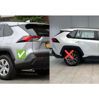 Guardabarros Premium 2022+ (Aleta corta, 4 uds) Toyota Rav 4 2019–2025 foto 2