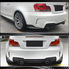 BMW 1 Series E81/E82/E87/E88 2004-2011 Extensiones Flap para Parachoques Trasero (para E82 1M, Carbono) foto 4