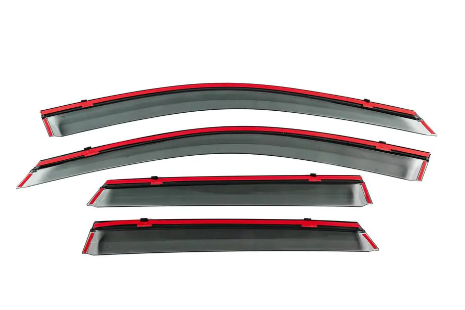 Audi A3 2020- Deflectores de Ventana con Moldura Cromada Niken Luxury (HB, 4 uds) Foto 4