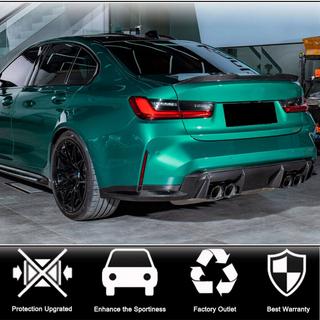 Extensión de parachoques trasero Flap V3 (para G80, Carbono) BMW 3 Series G20/G21 2018- foto 2