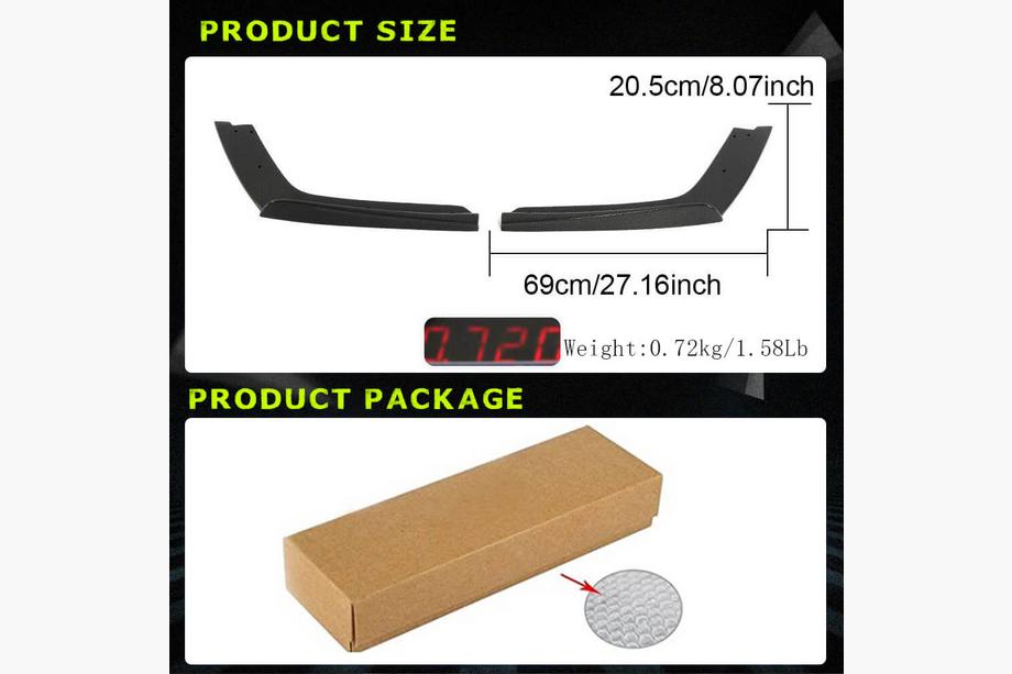BMW 4 Series F32/F33/F36 2012-2020 Extensiones de parachoques trasero Flap V2 (para F82/F83, Carbono) Foto 4