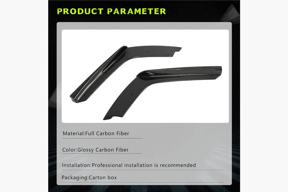 BMW 4 Series F32/F33/F36 2012-2020 Extensiones de parachoques trasero Flap V2 (para F82/F83, Carbono) Foto 5