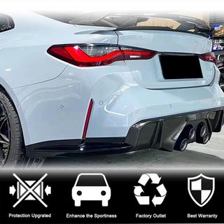Extensiones de parachoques trasero Flap V1 (para G82/G83) BMW 4 Series G22/23/26 2020- foto 2