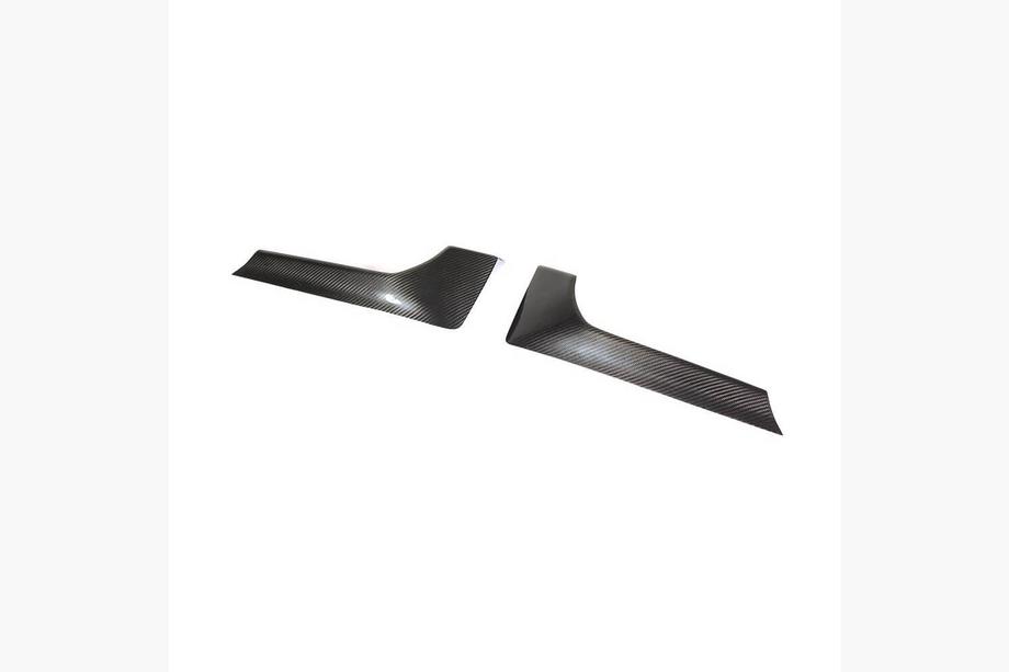 BMW Serie 5 G30/G31 2017–2023 Flaps de parachoques trasero en carbono (para M-Sport/M5 F90, Carbono) Foto 4