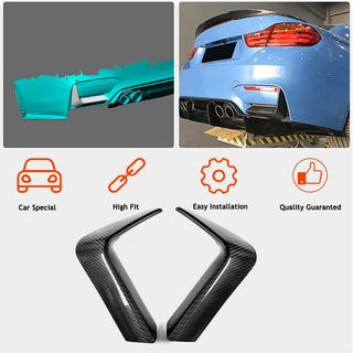 Extensiones de parachoques trasero Flap V1 (para F82/F83, Carbono) BMW 4 Series F32/F33/F36 2012-2020 foto 2