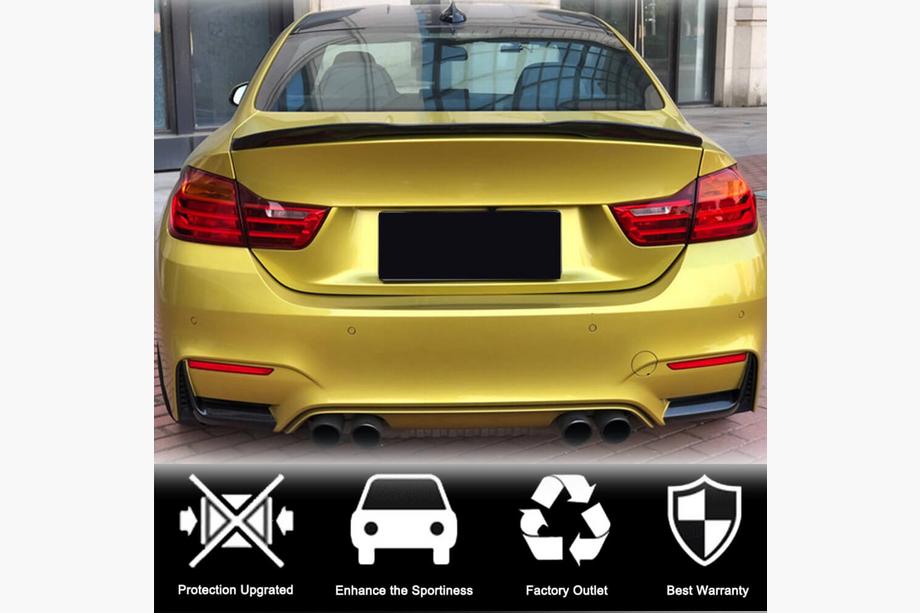 BMW 4 Series F32/F33/F36 2012-2020 Extensiones de parachoques trasero Flap V1 (para F82/F83, Carbono) Foto 3