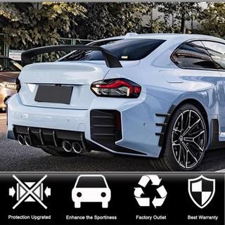 Splitters de parachoques trasero V2 (para G87, Carbono) BMW 2 Series G42 2021- foto 2