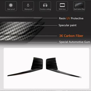 Splitters de parachoques trasero V2 (para G87, Carbono) BMW 2 Series G42 2021- foto 4