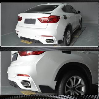 Cubiertas de Parachoques Trasero Flap (para M-Sport, Carbono) BMW X6 F16 2014-2019 foto 3