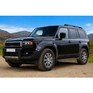 Barras longitudinales de techo OEM negras (aluminio) Toyota Land Cruiser Prado 250 2023- foto 1