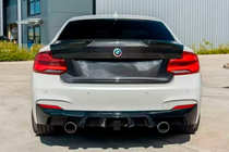 BMW 2 Series F22/F23 2014-2021 Tapa de maletero de carbono (para F87) foto 2