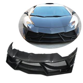 Cubiertas de labio de parachoques delantero de carbono Lamborghini Aventador 2011-2022 foto 1