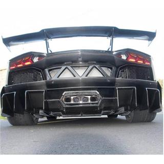Cubierta de Parachoques Trasero Carbono Lamborghini Aventador 2011-2022 foto 3