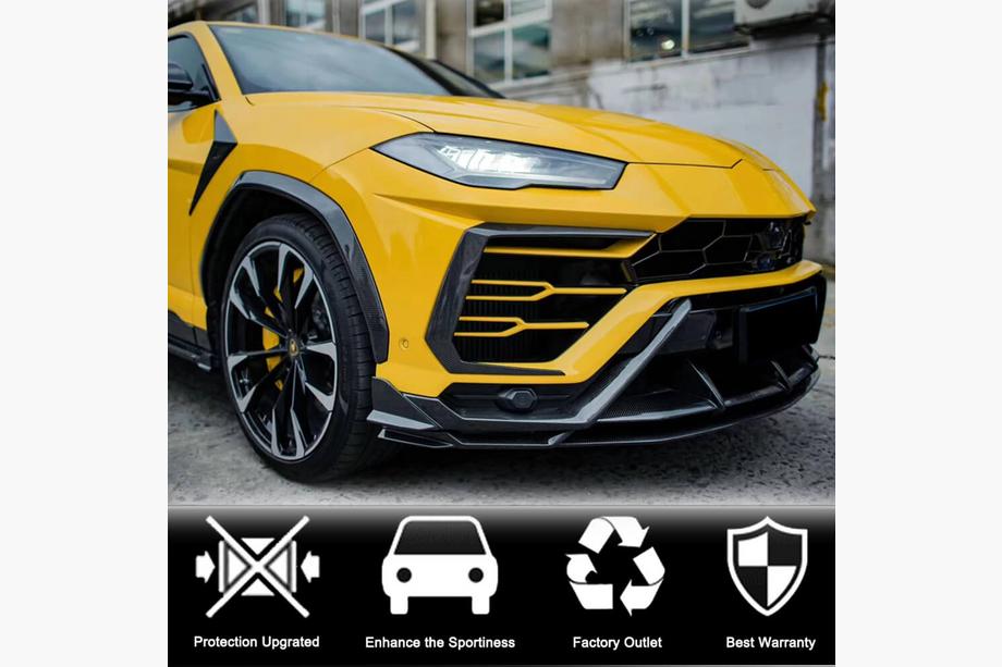 Lamborghini Urus 2018- Aletas para Parachoques Delantero (Dry Carbon) Foto 3