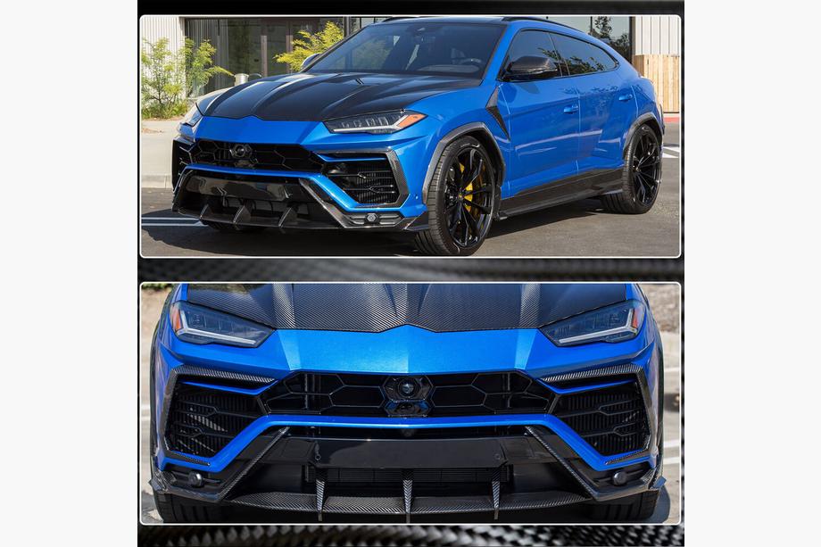 Lamborghini Urus 2018- Aletas para Parachoques Delantero (Dry Carbon) Foto 4